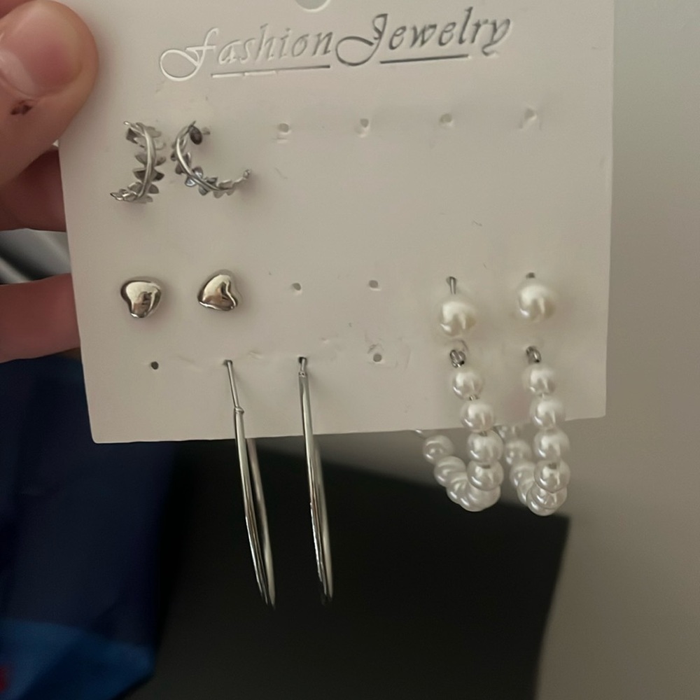 multiple earrings
